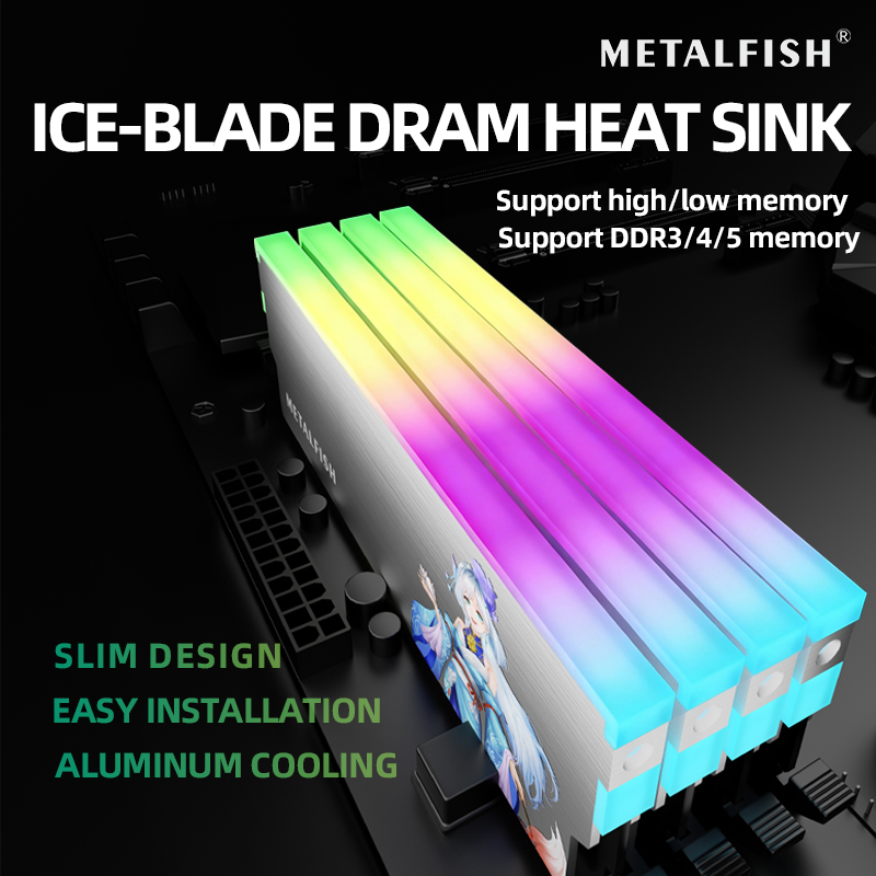 Радиатор METALFISH DRAM 5 В-3P – обзор и цена Ddr5 Ram