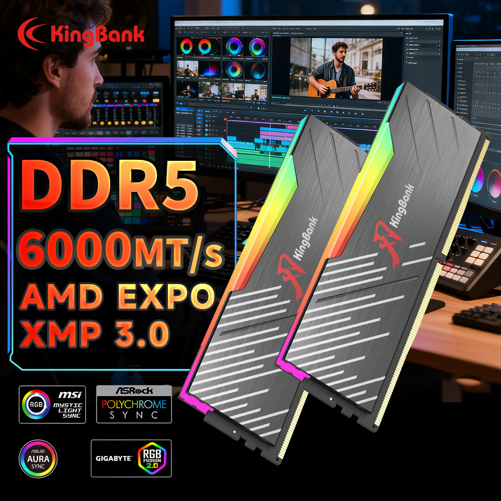 Оперативная память KingBank KR – обзор и цена Ddr5 6000Mhz